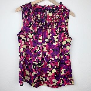 Preston & York Blouse With Ruffled Collar